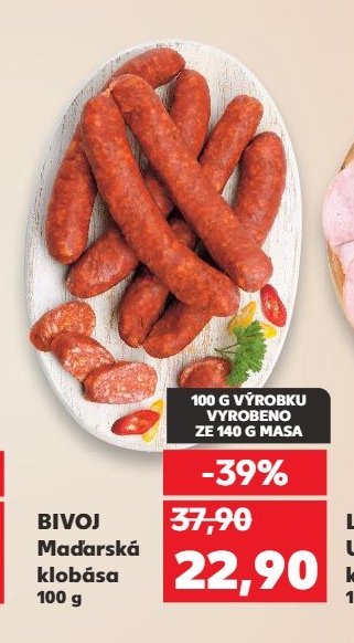 BIVOJ Maďarská klobása 100 g