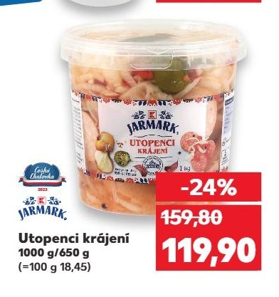 Utopenci krájení Jarmark
