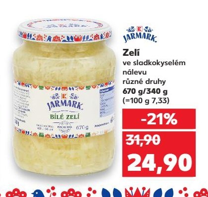 Zelí ve sladkokyselém nálevu Jarmark