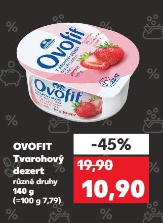 OVOFIT Tvarohový dezert