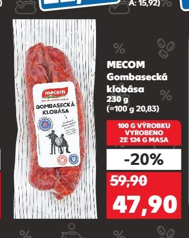 MECOM Gombasecká klobása
