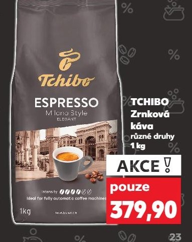 TCHIBO Zrnková káva různé druhy 1 kg