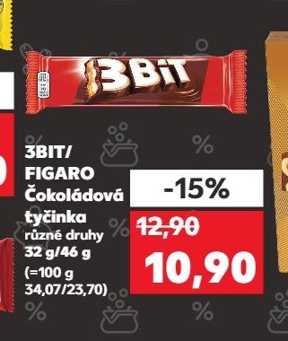 3BIT/FIGARO Čokoládová tyčinka