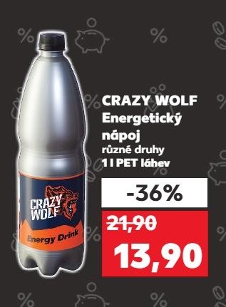 CRAZY WOLF Energetický nápoj