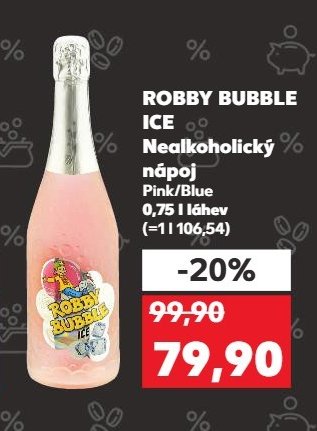 ROBBY BUBBLE ICE Nealkoholický nápoj