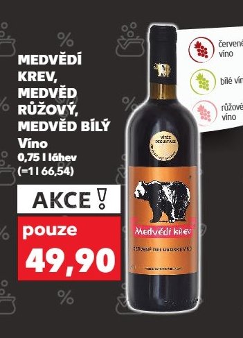 MEDVĚDÍ KREV, MEDVĚD RŮŽOVÝ, MEDVĚD BÍLÝ