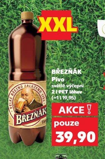 Březňák pivo světlé výčepní 2 l PET