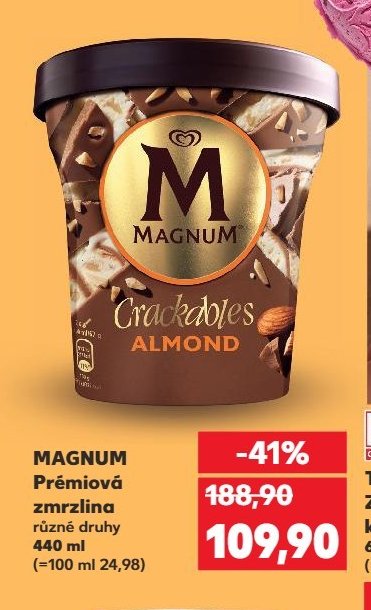 MAGNUM Prémiová zmrzlina různé druhy 440 ml