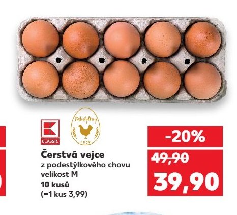 Čerstvá vejce