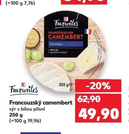 Favourites Francouzský camembert