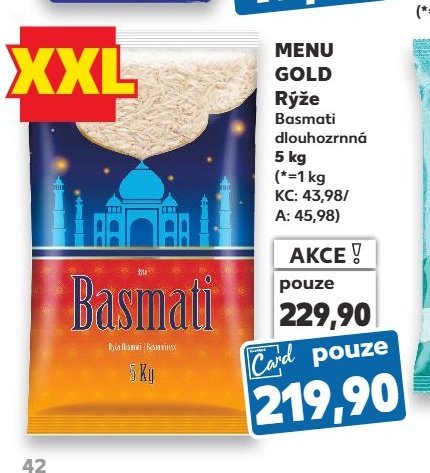 MENU GOLD Rýže Basmati