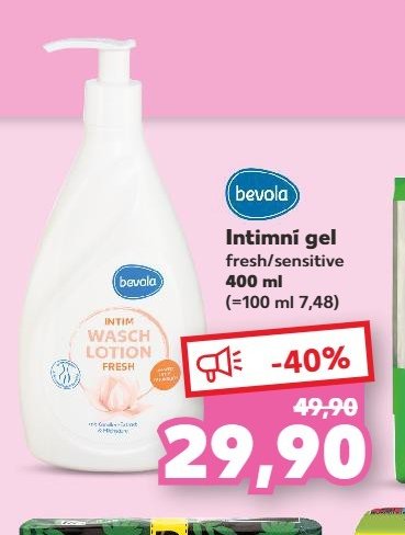 Bevola Intimní gel fresh/sensitive