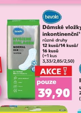 Bevola Dámské vložky inkontinenční