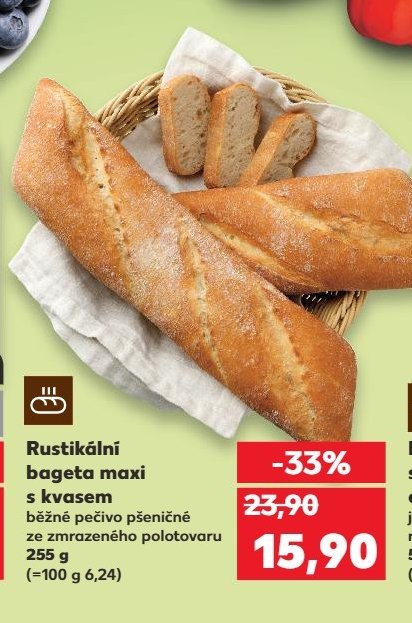 Rustikální bageta maxi s kvasem