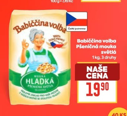 Babiččina volba Pšeničná mouka světlá