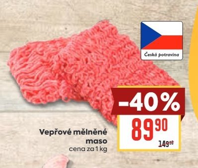 Vepřové mělněné maso