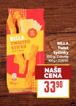 BILLA Twist tyčinky