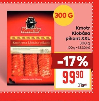 Kmotr Klobása pikant XXL 300 g