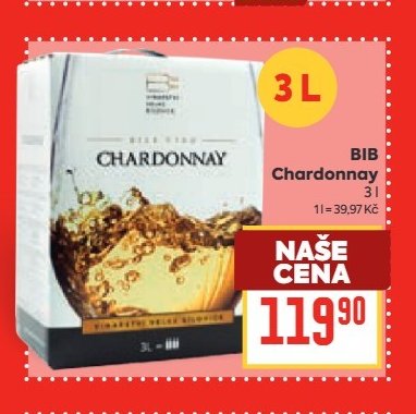 BIB Chardonnay 3 l