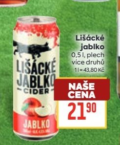 Lišácké jablko 0,5 l