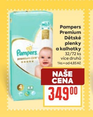 Pampers Premium Dětské plenky a kalhotky