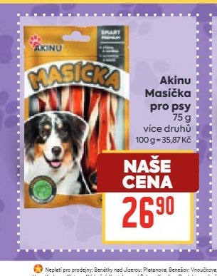 Akinu Masička pro psy 75 g