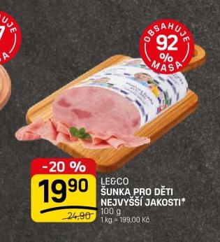 LE&CO ŠUNKA PRO DĚTI NEJVYŠŠÍ JAKOSTI*