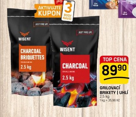 GRILOVACÍ BRIKETY | UHLÍ 2,5 kg
