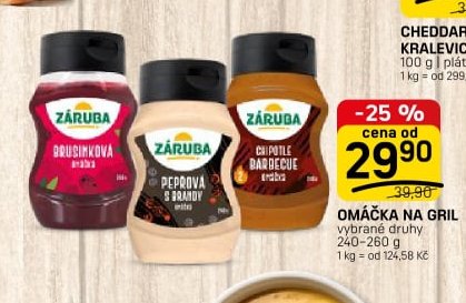OMÁČKA NA GRIL vybrané druhy 240 g