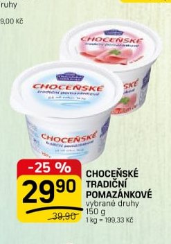 CHOCEŇSKÉ TRADIČNÍ POMAZÁNKOVÉ