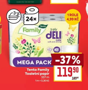 Tento Family Toaletní papír