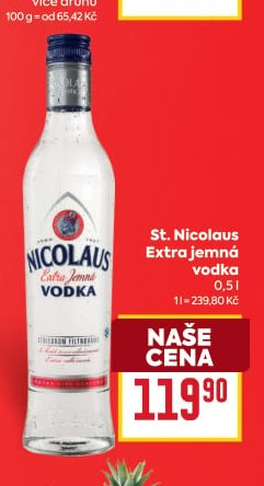St. Nicolaus Extra jemná vodka