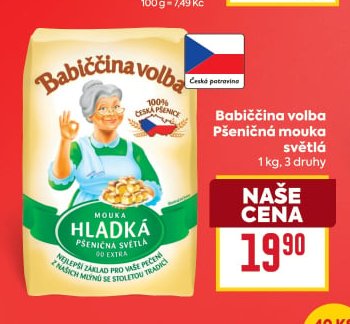 Babiččina volba Pšeničná mouka světlá