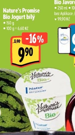 Nature's Promise Bio Jogurt bílý