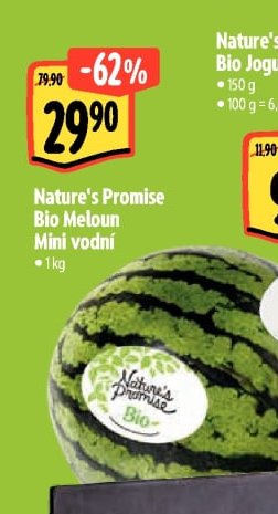 Nature's Promise Bio Meloun Mini vodní