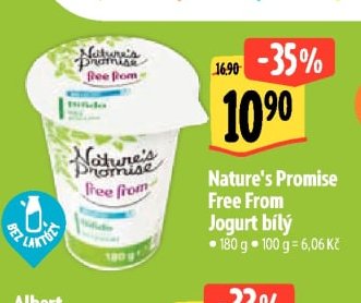 Nature's Promise Free From Jogurt bílý