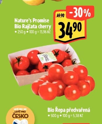 Nature's Promise Bio Rajčata cherry