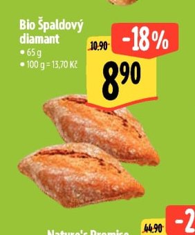 Bio Špaldový diamant