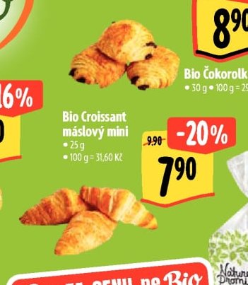 Bio Croissant máslový mini
