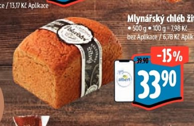 Mlynářský chléb žitný