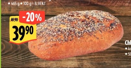 Rustikální celozrnný chléb