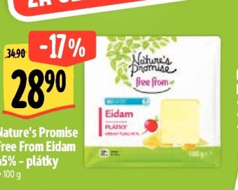 Nature's Promise Free From Eidam 45% - plátky