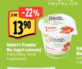 Nature's Promise Bio Jogurt ochucený