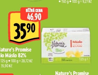 Nature's Promise Bio Máslo 82%