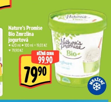 Nature's Promise Bio Zmrzlina jogurtová