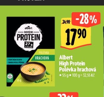 Albert High Protein Polévka hrachová