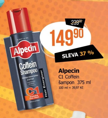Alpecin C1 Coffein šampon 375 ml