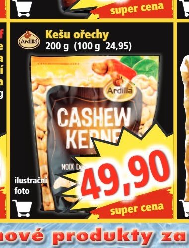 Kešu ořechy 200 g