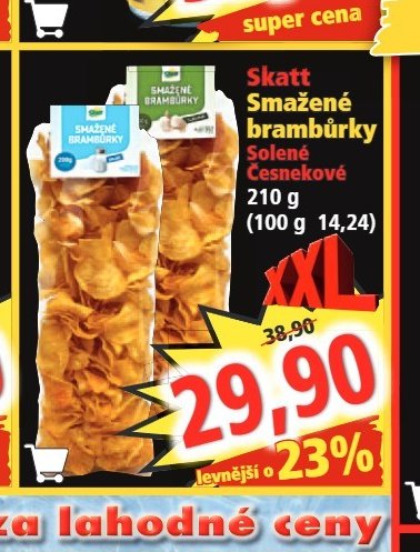 Skatt Smažené brambůrky 210 g