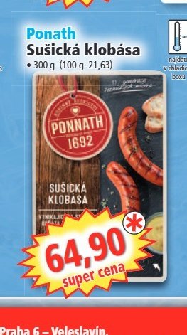 Ponath Sušická klobása